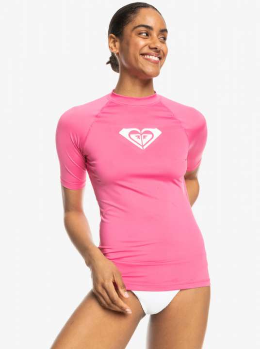 Priser på Roxy VOKSEN whole hearted kortærmet soltrøje shocking pink
