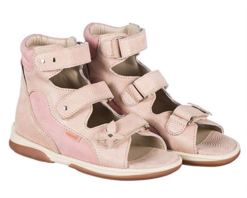 Priser på Memo Agnes, pigesandal, lyserød - sandaler med ekstra støtte