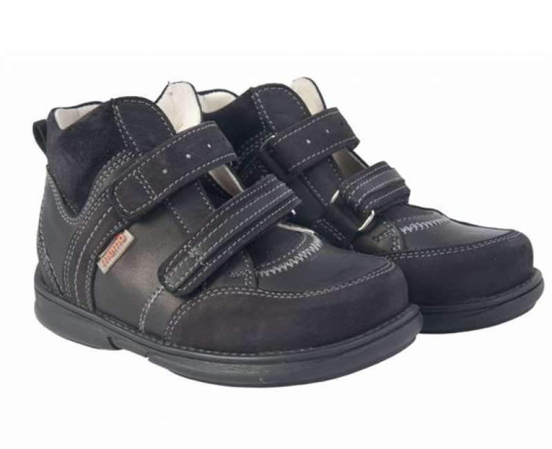 Priser på Memo Polo, velcrosko, sort - sko med ekstra støtte