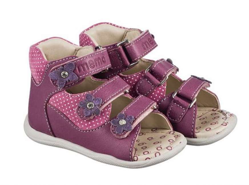Priser på Memo Doris sandal, lilla - pigesandal med ekstra støtte
