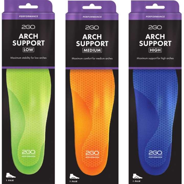 Priser på 2Go Arch Support - støttesål til svangen, high