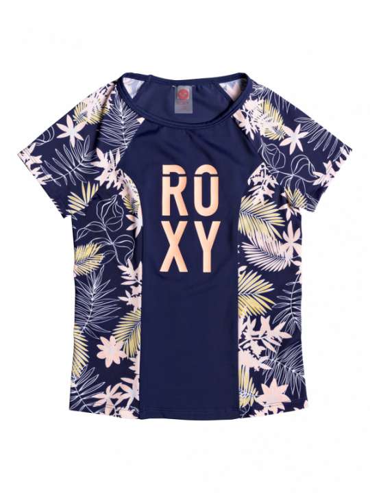 Priser på Roxy UPF 50+ soltrøje med blue full floral