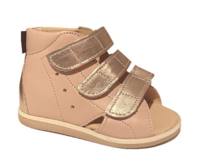 Priser på Aurelka sandal, nude/rose gold - sandal med ekstra støtte