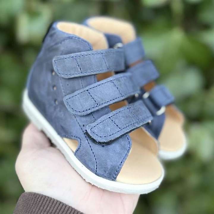 Priser på Aurelka sandal, jeans blå - sandal med ekstra støtte