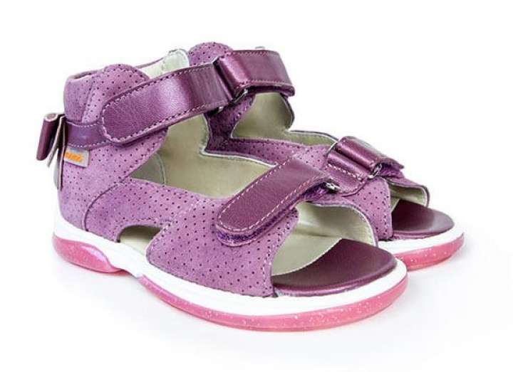 Priser på Memo Juliet sandal, lilla - sandal med ekstra støtte